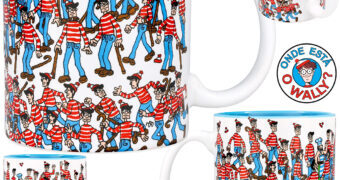 Caneca Onde está Wally? na “Terra dos Wallies”
