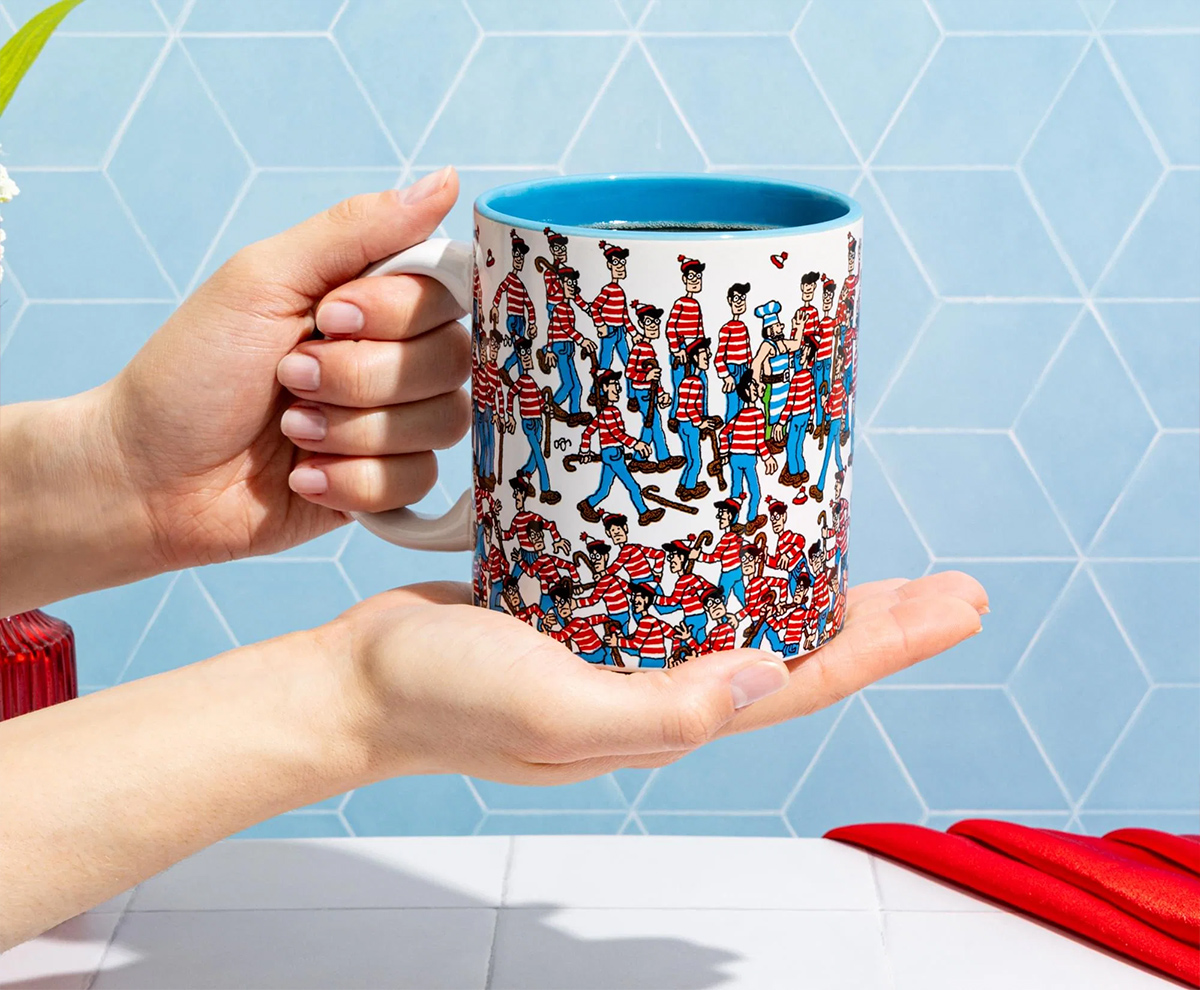 Caneca Onde está Wally? na “Terra dos Wallies”