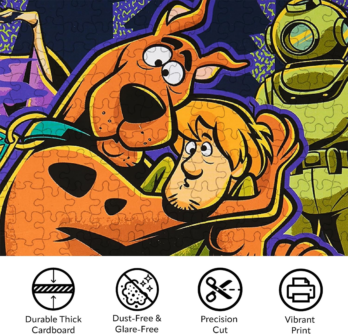 Quebra-Cabeça Scooby-Doo e Salsicha em Balde de Lata