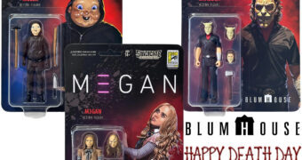 Action Figures Franquias de Terror da Blumhouse: A Morte Te Dá Parabéns, O Telefone Preto e M3GAN