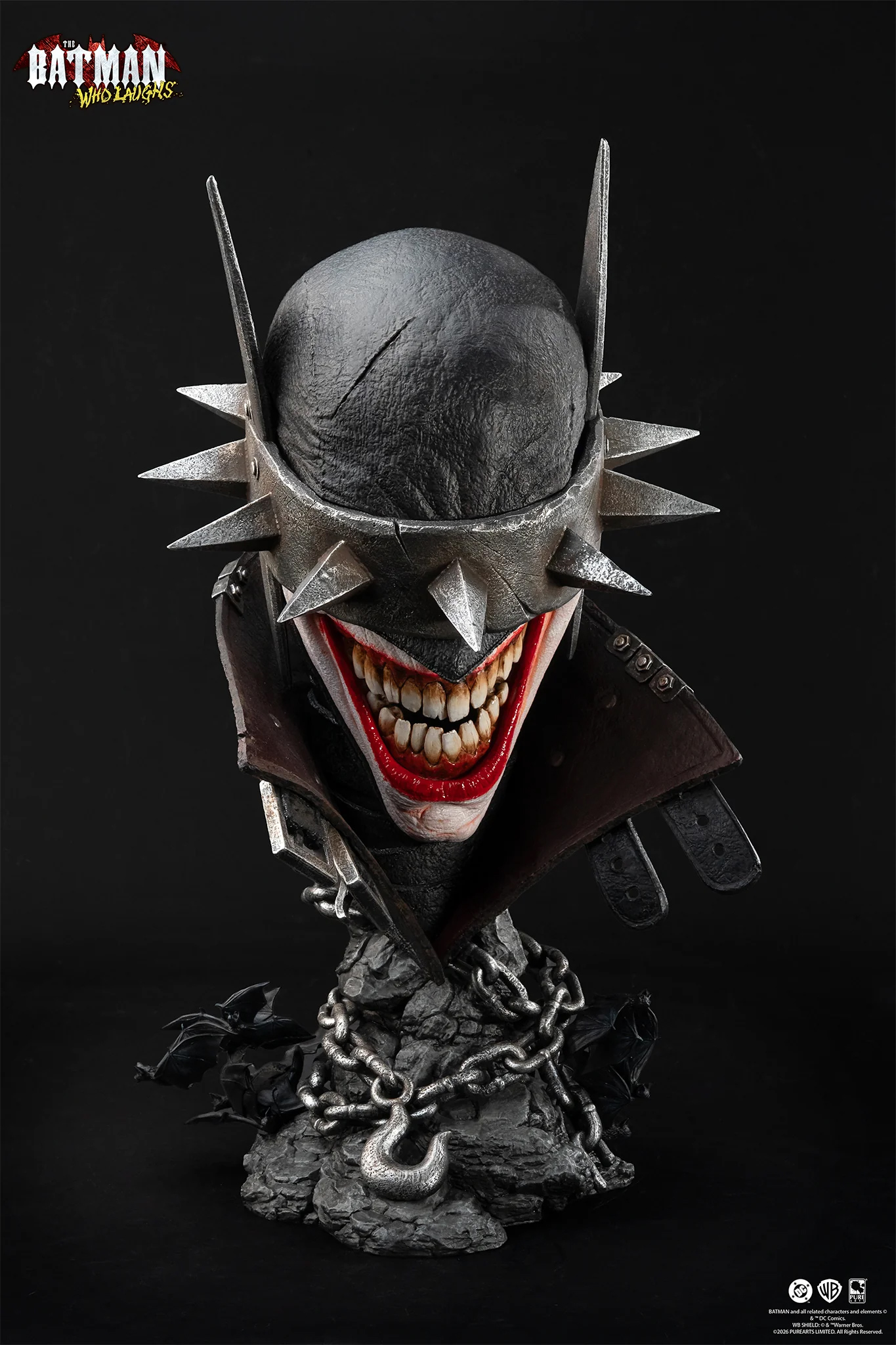 Busto Hiper-Realista Batman Que Ri Art Mask em Tamanho Real
