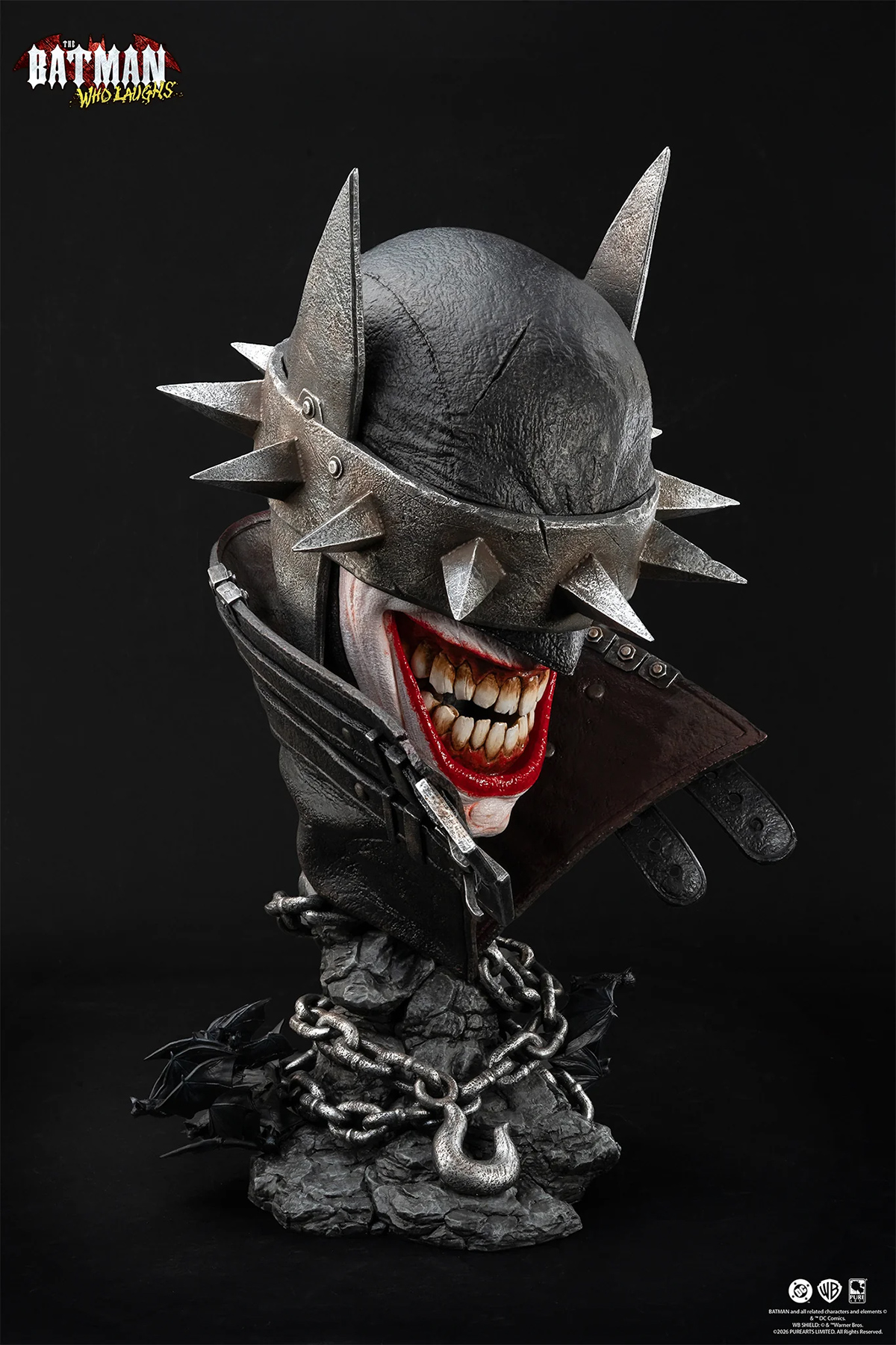 Busto Hiper-Realista Batman Que Ri Art Mask em Tamanho Real