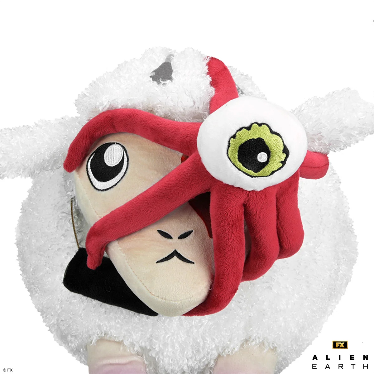 Ovelha de Pelúcia com Olho Alienígena T. Ocellus da Série Alien: Earth (Kidrobot)