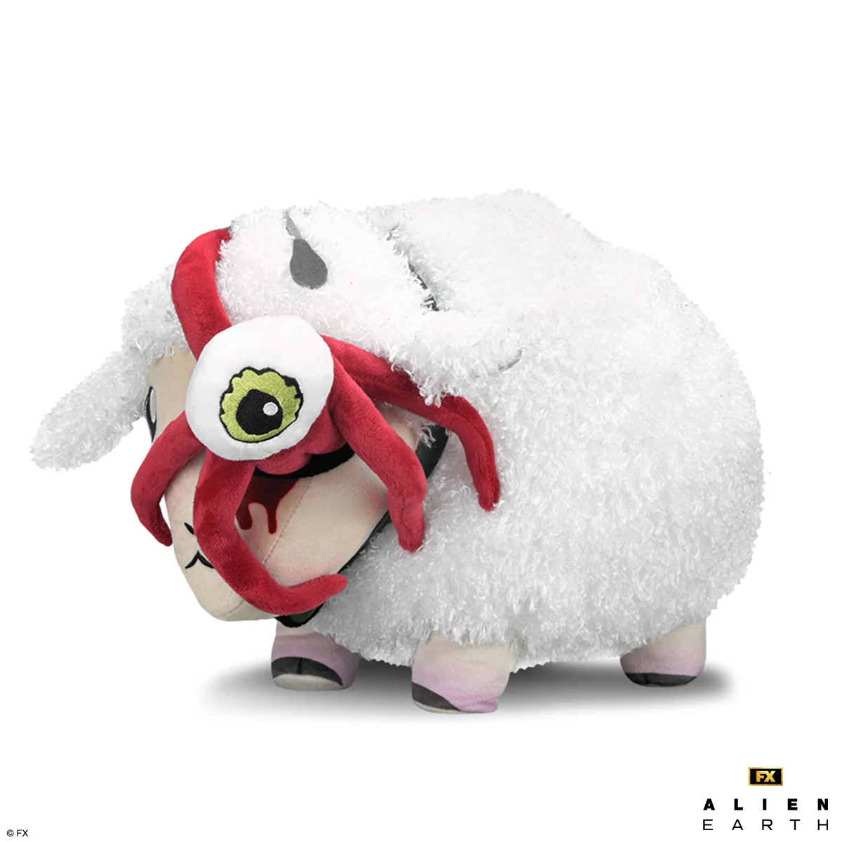 Ovelha de Pelúcia com Olho Alienígena T. Ocellus da Série Alien: Earth (Kidrobot)