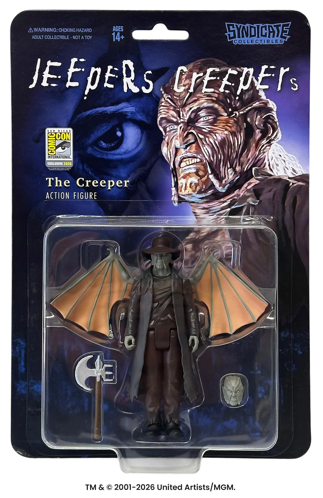 Action Figure The Creeper do Filme Olhos Famintos de 2001 (Jeepers Creepers)