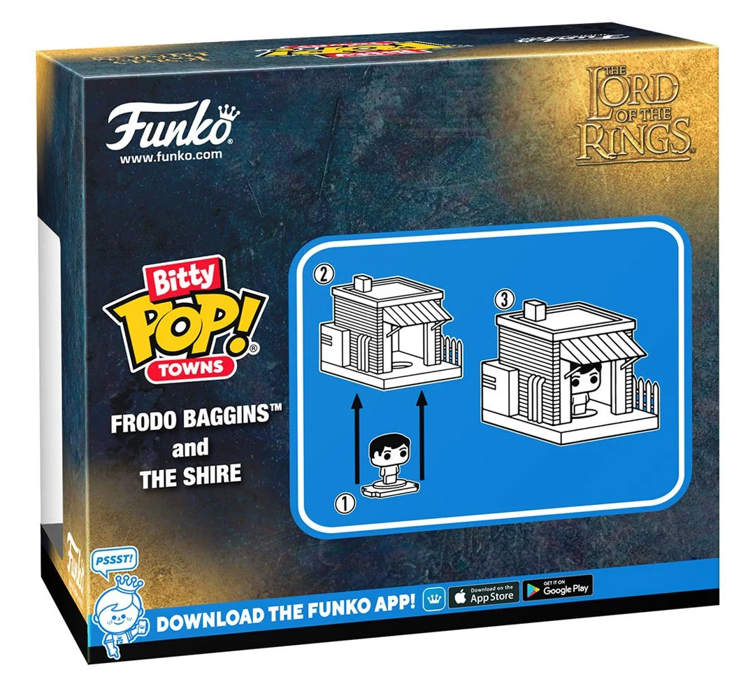 Micro Set Bitty Pop! Town Frodo Baggins e a Casa Hobbit (O Senhor dos Anéis)