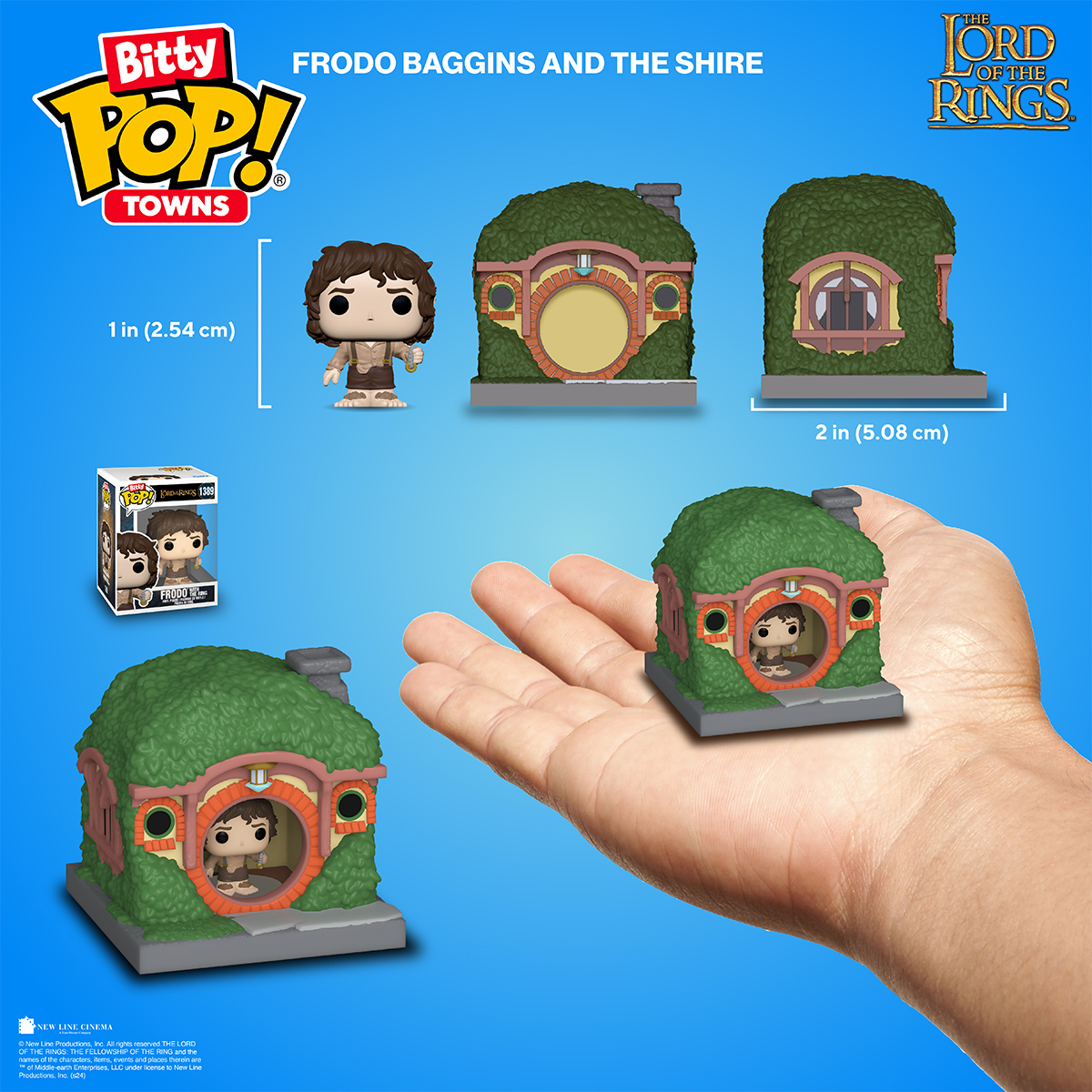 Micro Set Bitty Pop! Town Frodo Baggins e a Casa Hobbit (O Senhor dos Anéis)