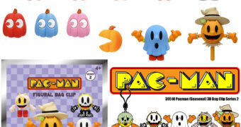 Chaveiros Pac-Man Halloween 3D Figural Bag Clips