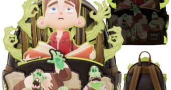 Mini-Mochila do Filme Stop-Motion ParaNorman de 2012 com Mãos Zumbis Fosforescentes