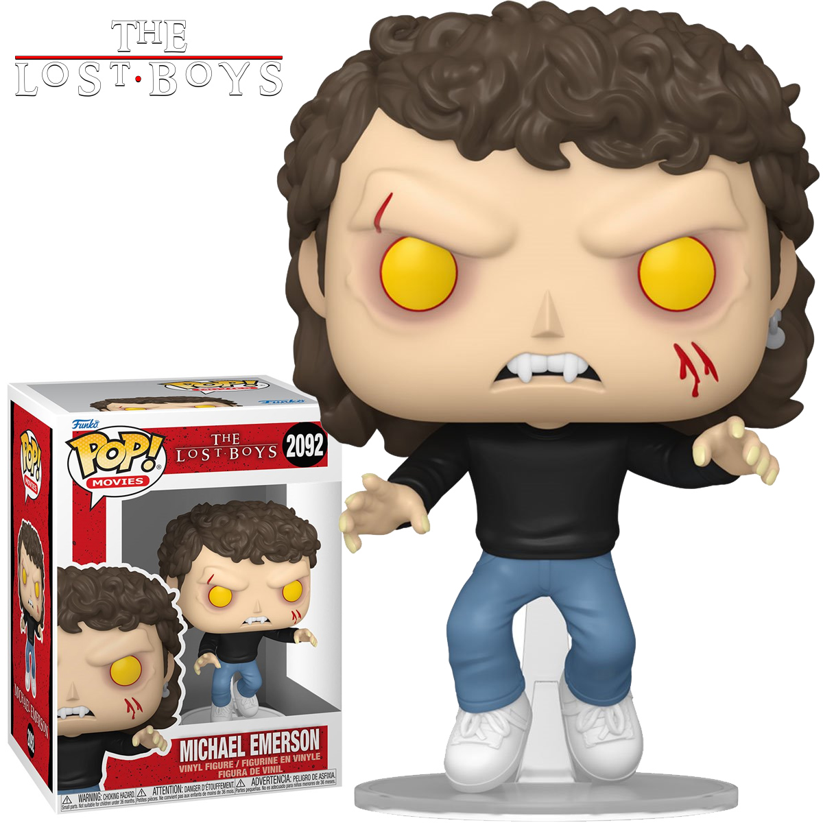 Bonecos Pop! Os Garotos Perdidos: Michael e David Vampiros (The Lost Boys)