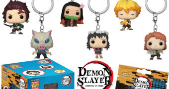 Chaveiros Demon Slayer: Kimetsu no Yaiba Mystery Pocket Pop! (Funko)