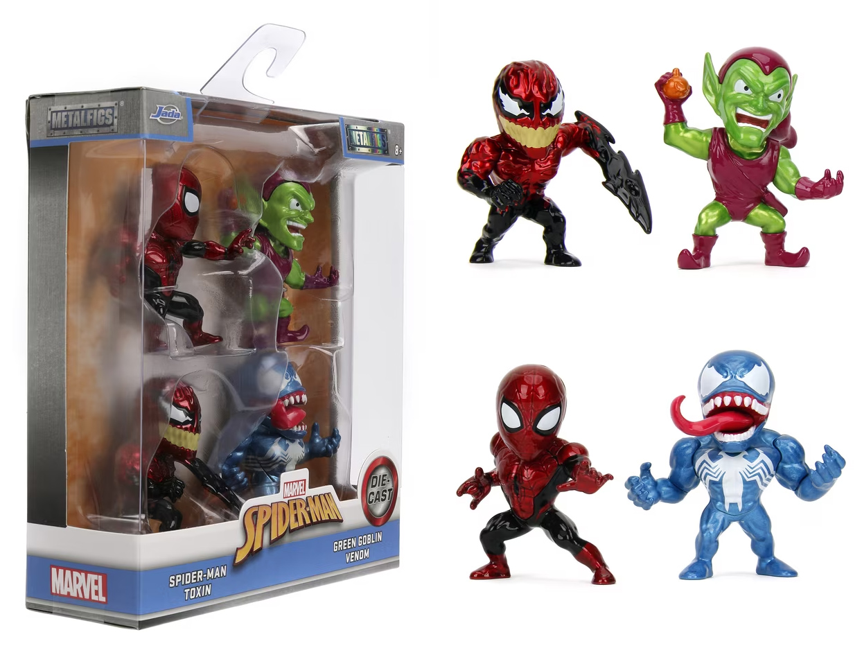 Mini-Figuras Spider-Man MetalFigs com Homem-Aranha