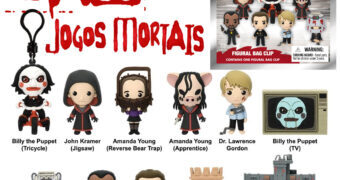 Chaveiros Jogos Mortais (Saw) 3D Foam Bag Clips