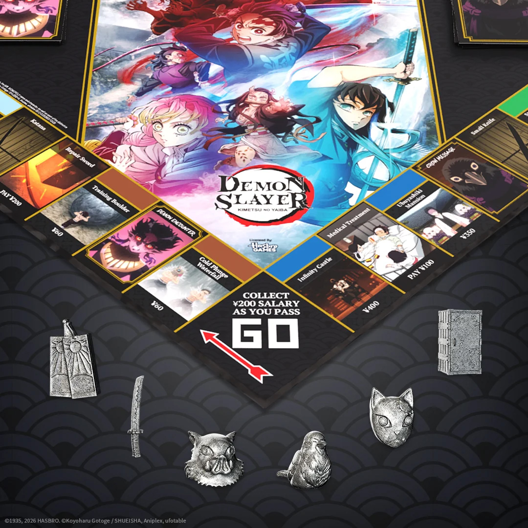 Jogo Monopoly do Anime Demon Slayer: Kimetsu no Yaiba