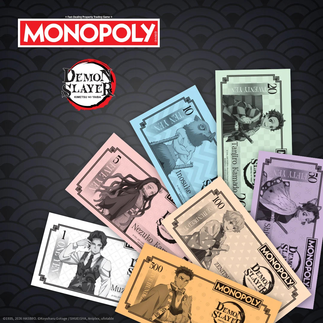 Jogo Monopoly do Anime Demon Slayer: Kimetsu no Yaiba