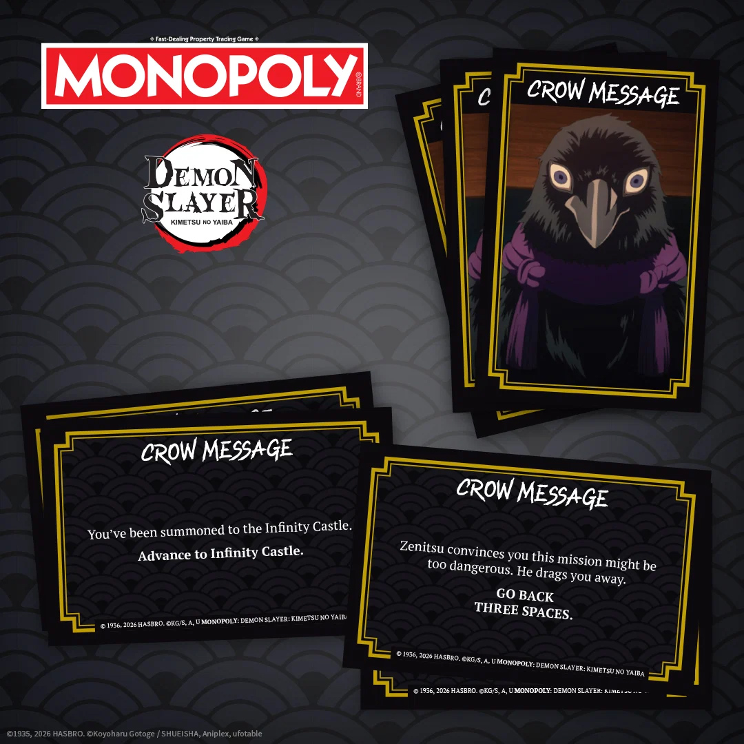 Jogo Monopoly do Anime Demon Slayer: Kimetsu no Yaiba