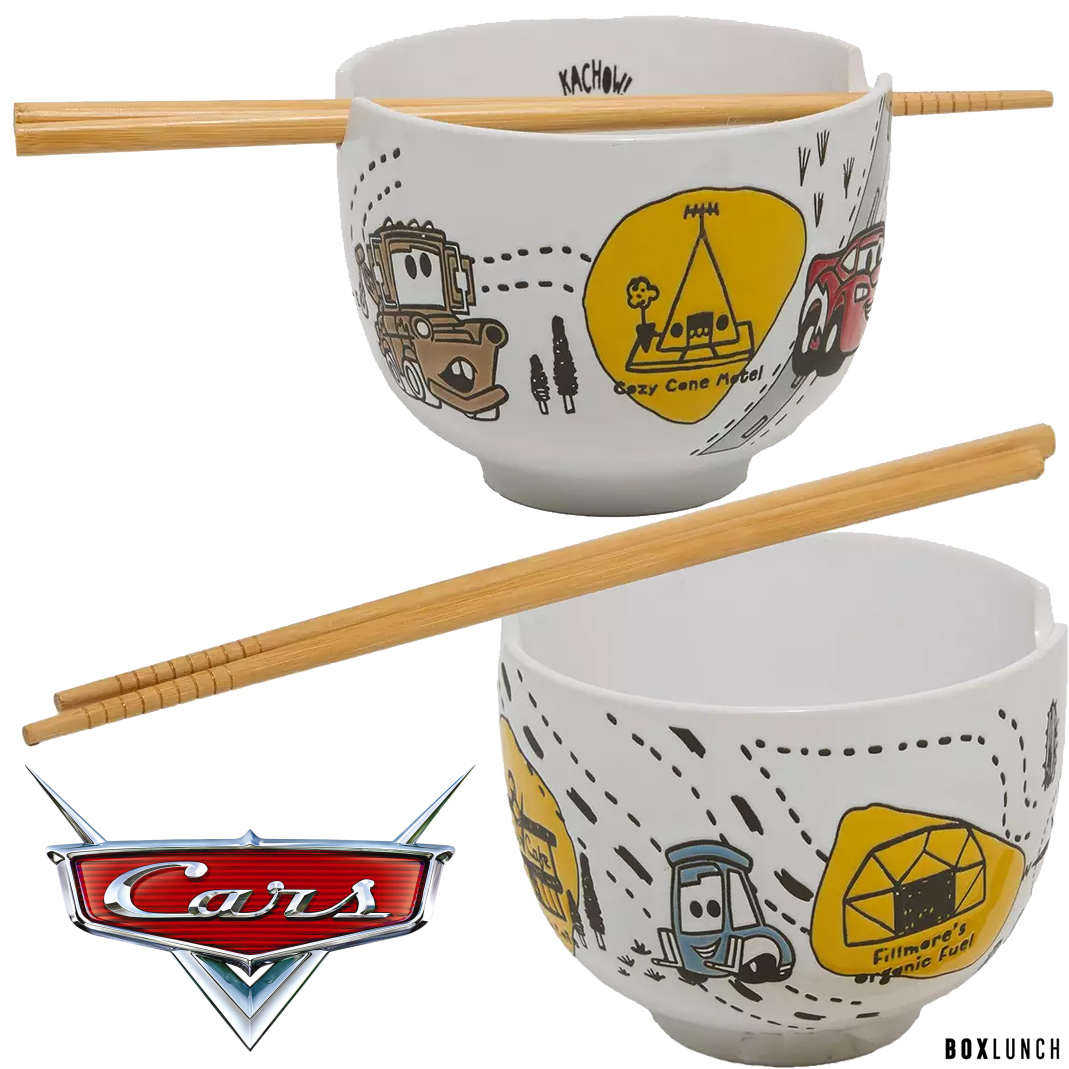 Tigela Ramen Radiator Springs do Filme Carros da Pixar