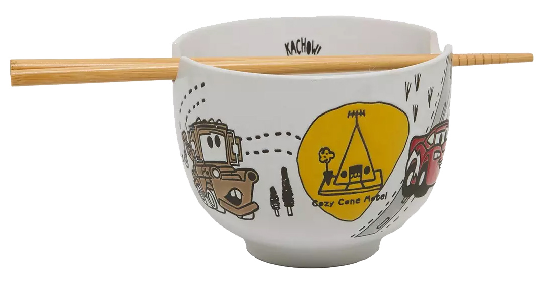 Tigela Ramen Radiator Springs do Filme Carros da Pixar