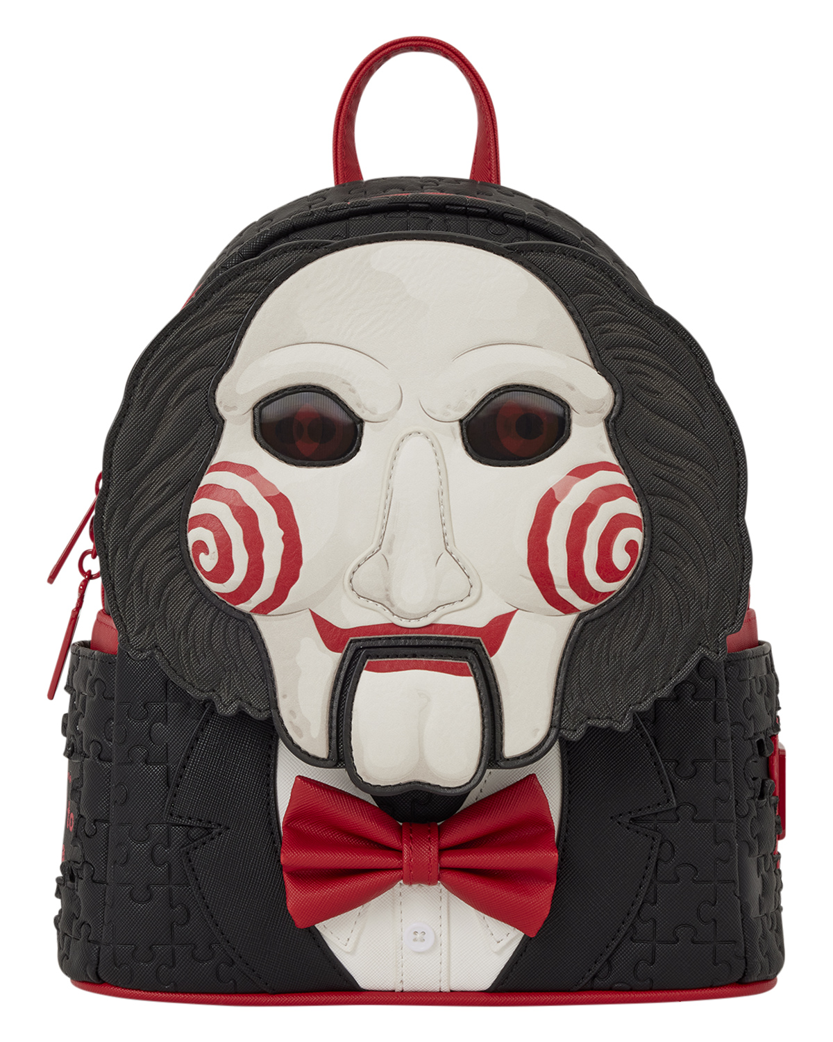Mini-Mochila Jogos Mortais: Fantoche Billy com Olhos Lenticulares (Saw)