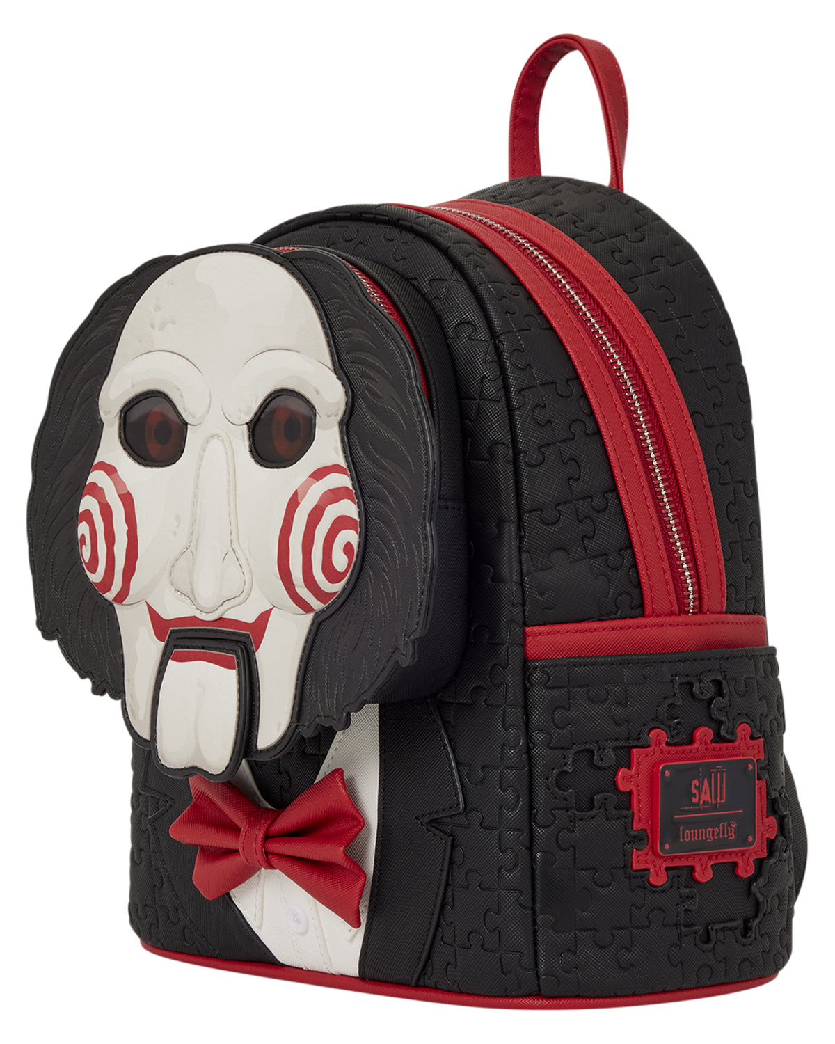 Mini-Mochila Jogos Mortais: Fantoche Billy com Olhos Lenticulares (Saw)