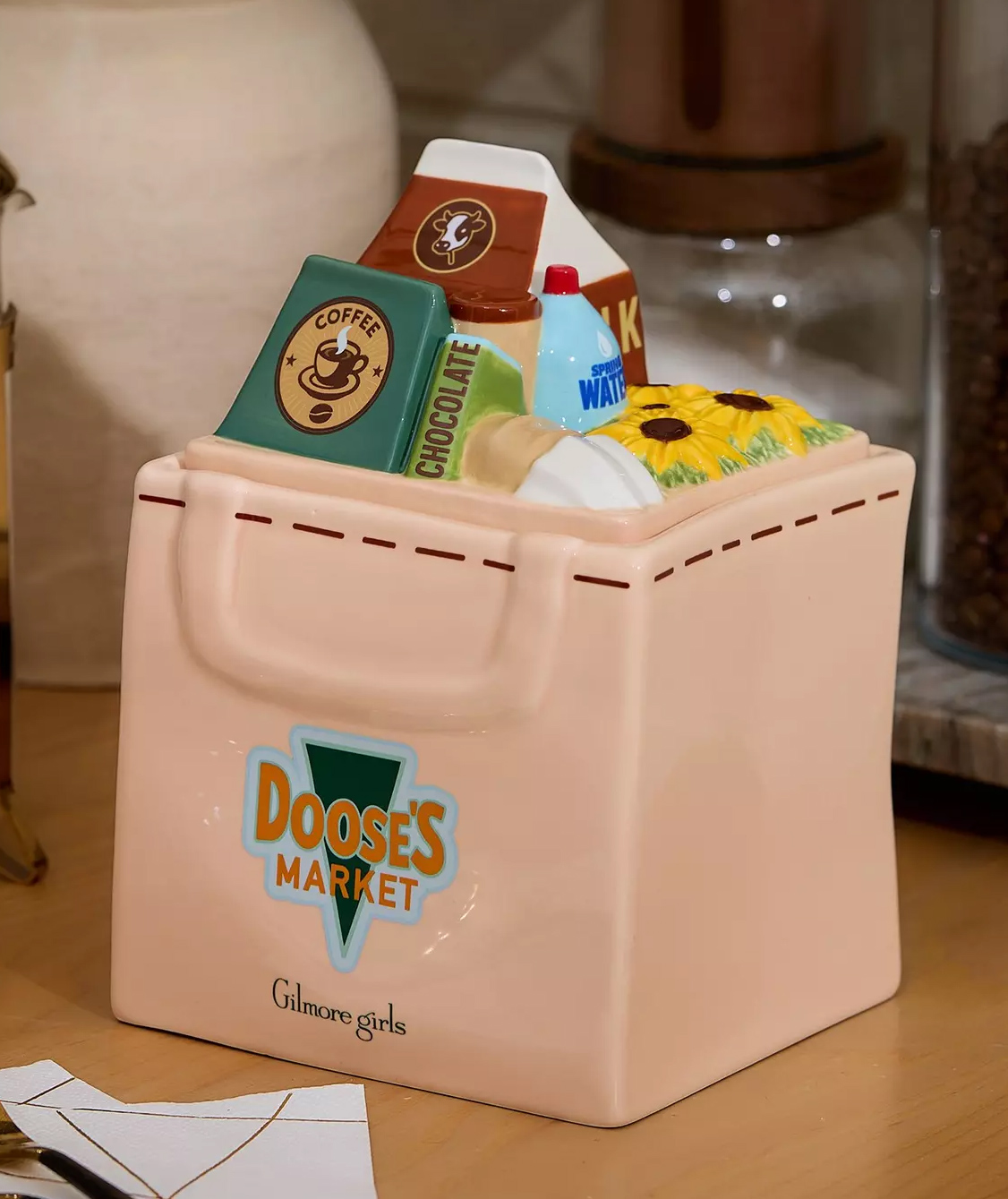 Pote de Cookies Sacola do Mercado Doose de Gilmore Girls