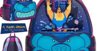 Mini-Mochila A Nova Onda do Imperador com Kuzco e Yzma (Disney)