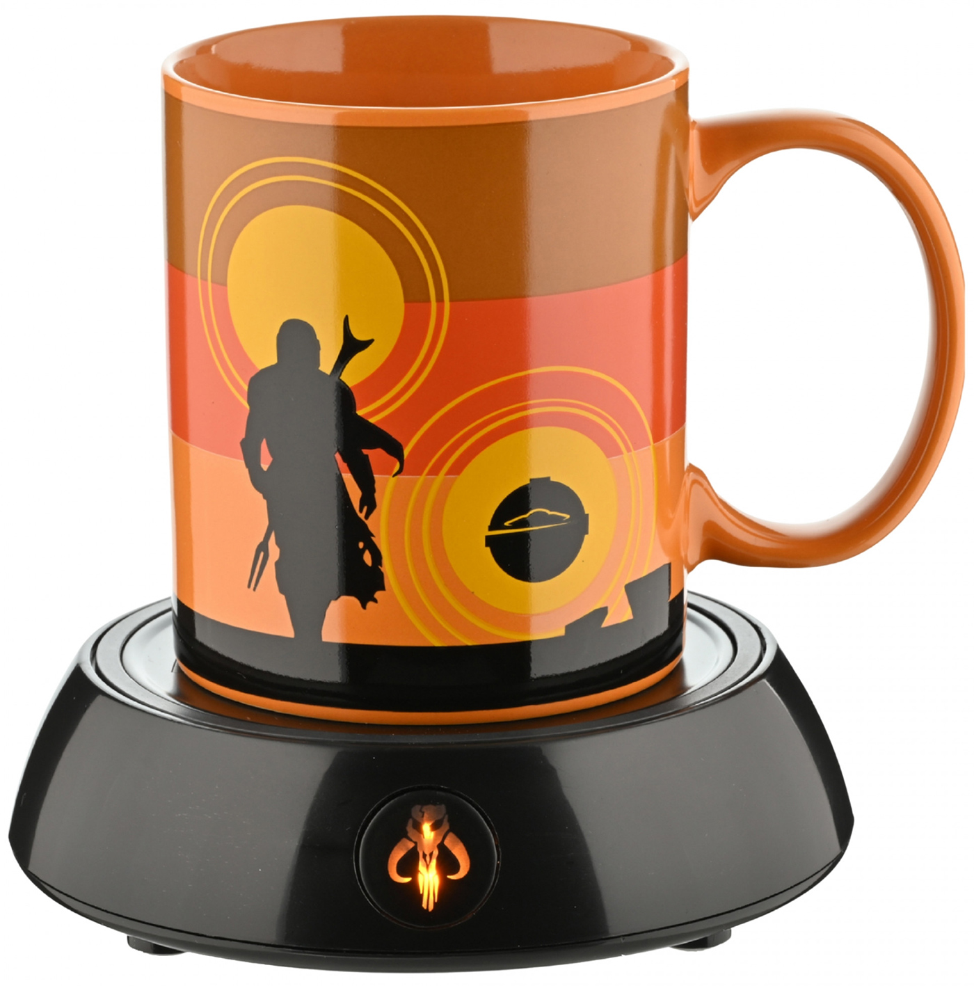 Caneca Star Wars The Mandalorian com Aquecedor Elétrico