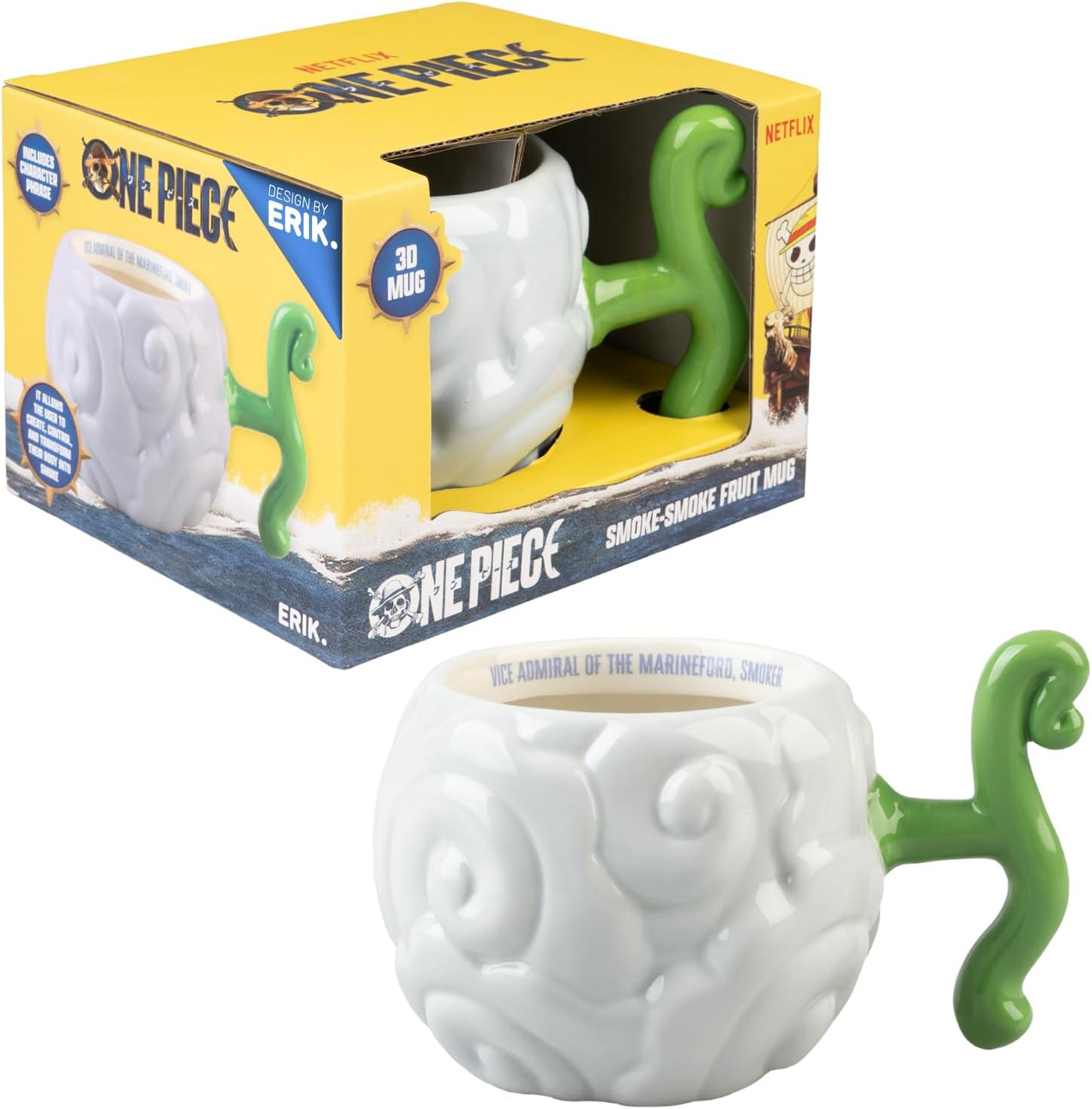 Canecas 3D Frutas do Diabo de One Piece