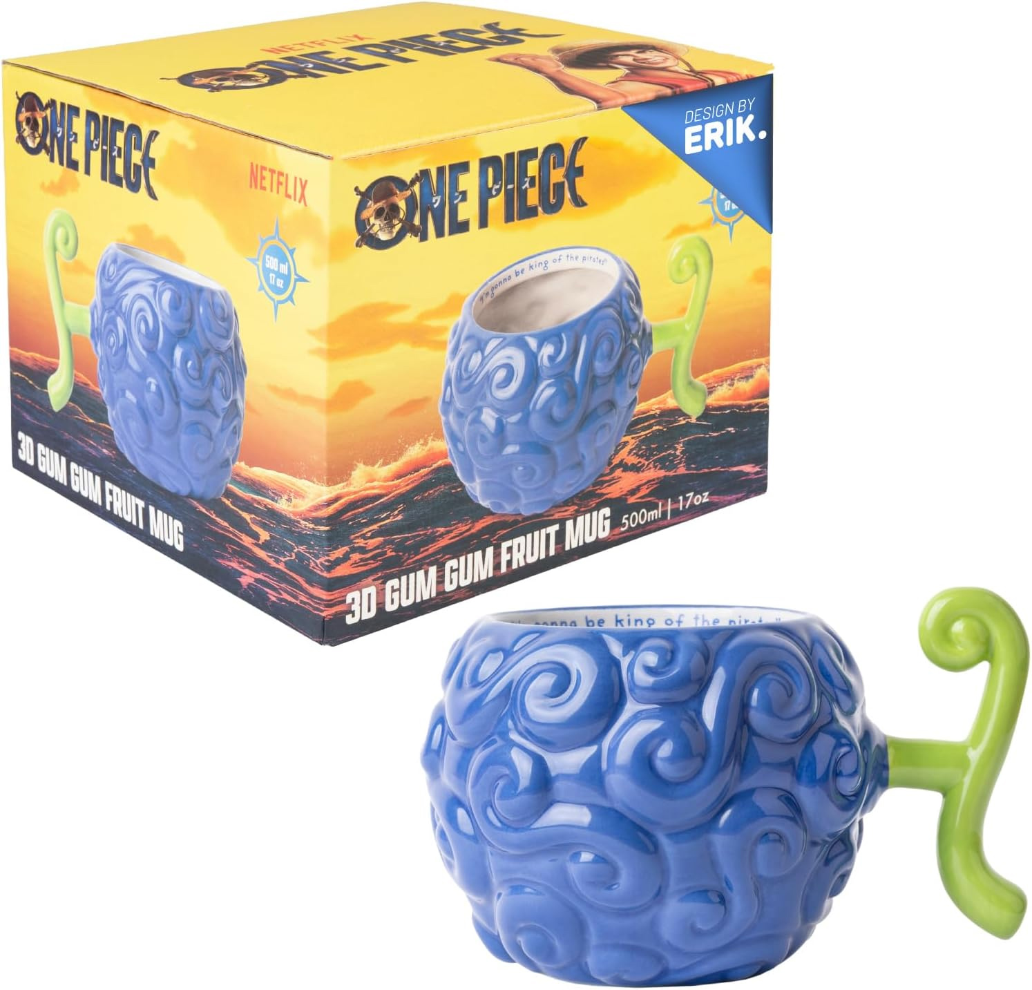 Canecas 3D Frutas do Diabo de One Piece