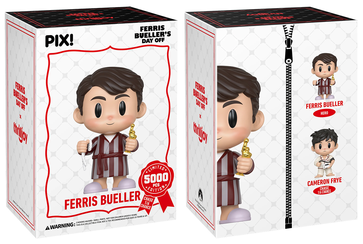 Bonecos Thrilljoy PIX! Curtindo a Vida Adoidado (Ferris Bueller's Day Off) de John Hughes