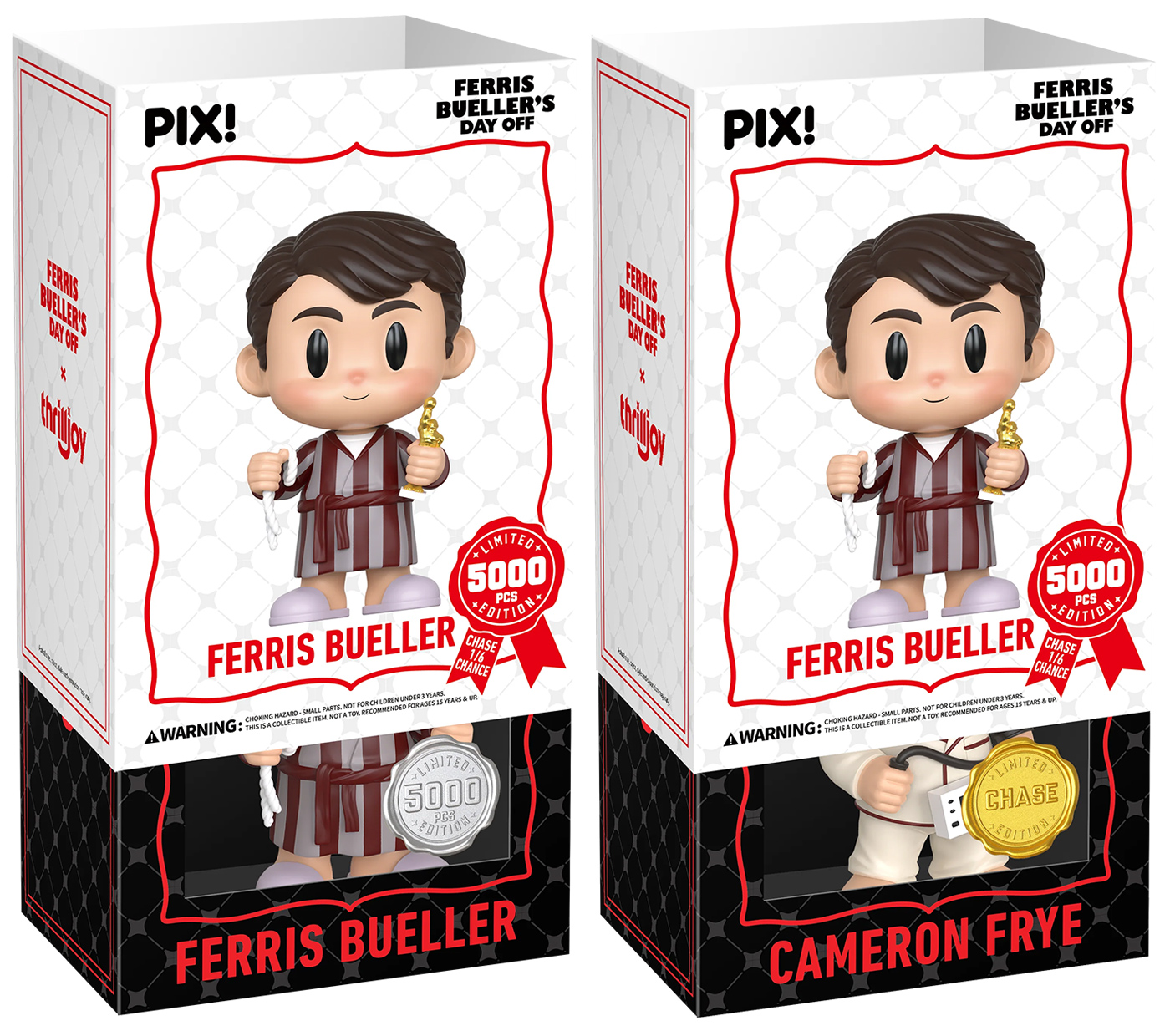 Bonecos Thrilljoy PIX! Curtindo a Vida Adoidado (Ferris Bueller's Day Off) de John Hughes