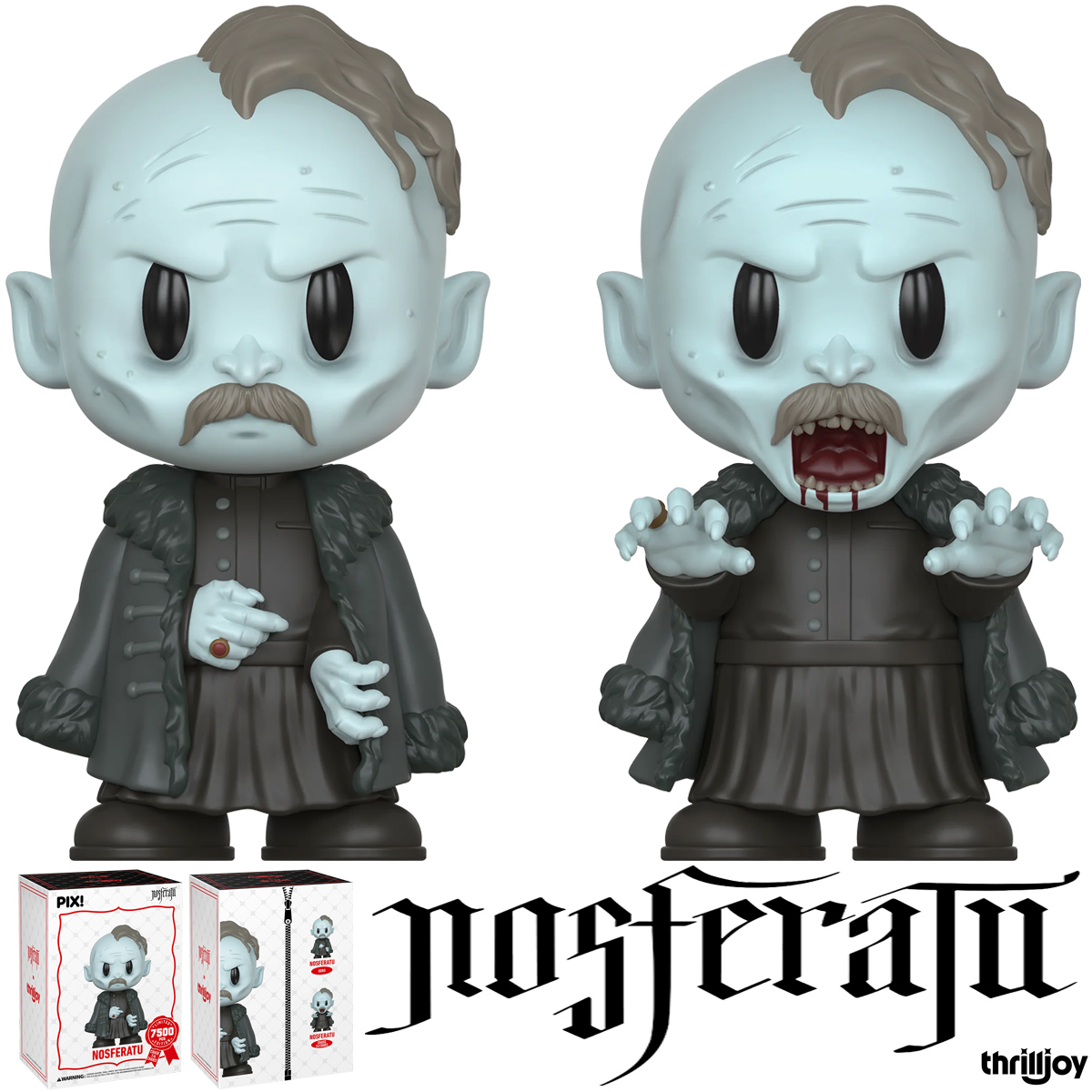 Bonecos Thrilljoy PIX! Nosferatu (2024) de Robert Eggers