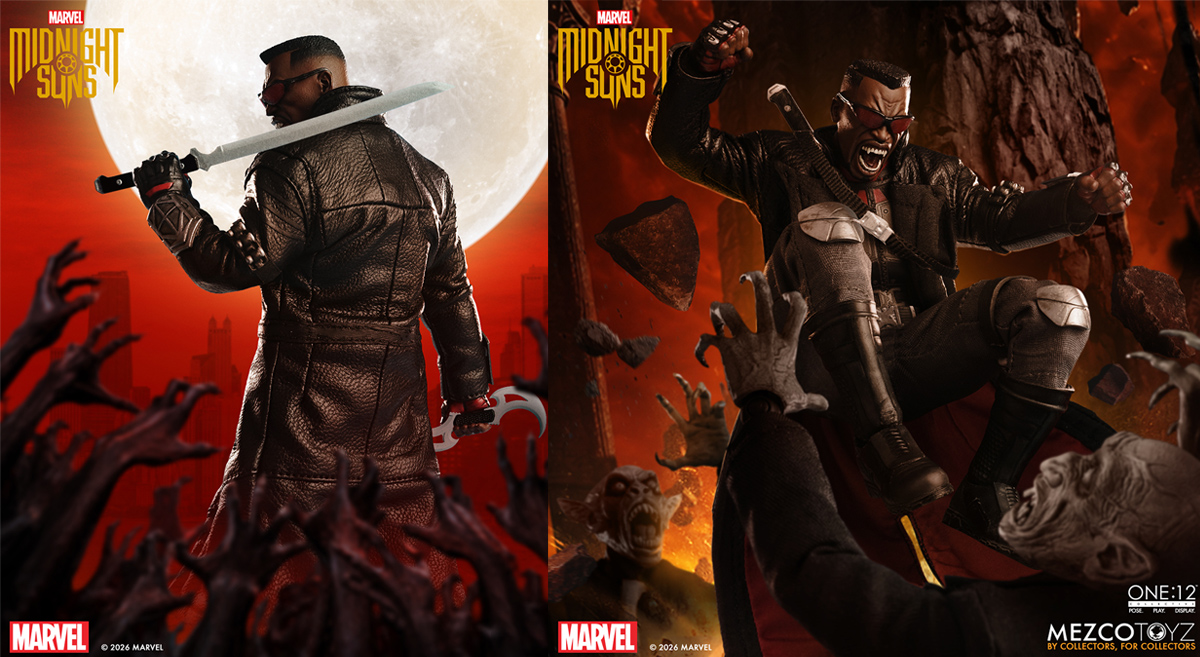 Action Figure One:12 Collective Blade, o Caçador de Vampiros “Midnight Suns”