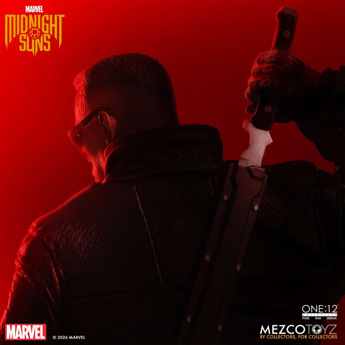 Action Figure One:12 Collective Blade, o Caçador de Vampiros “Midnight Suns”