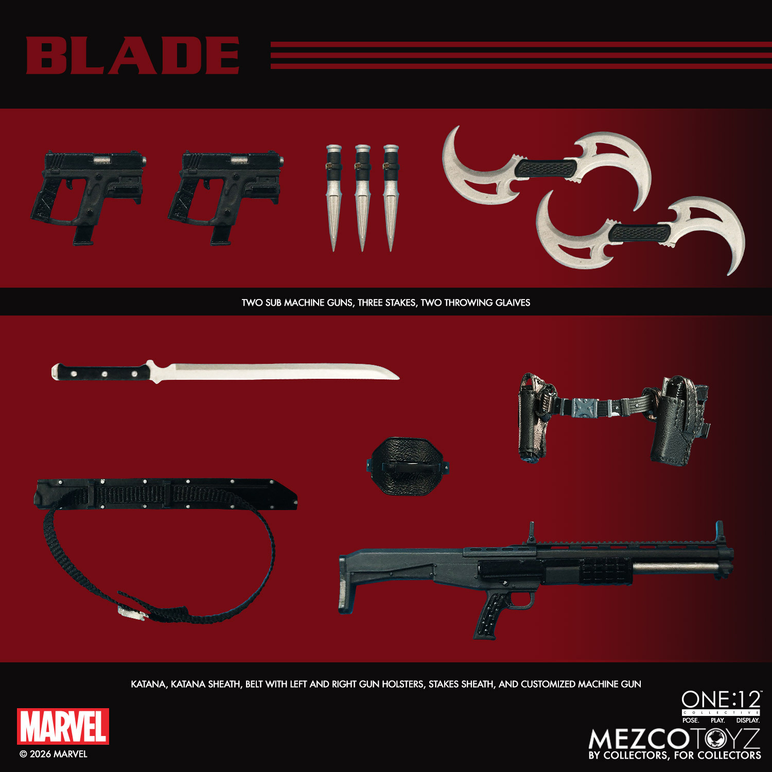 Blade “Midnight Suns” One:12 Collective Action Figure