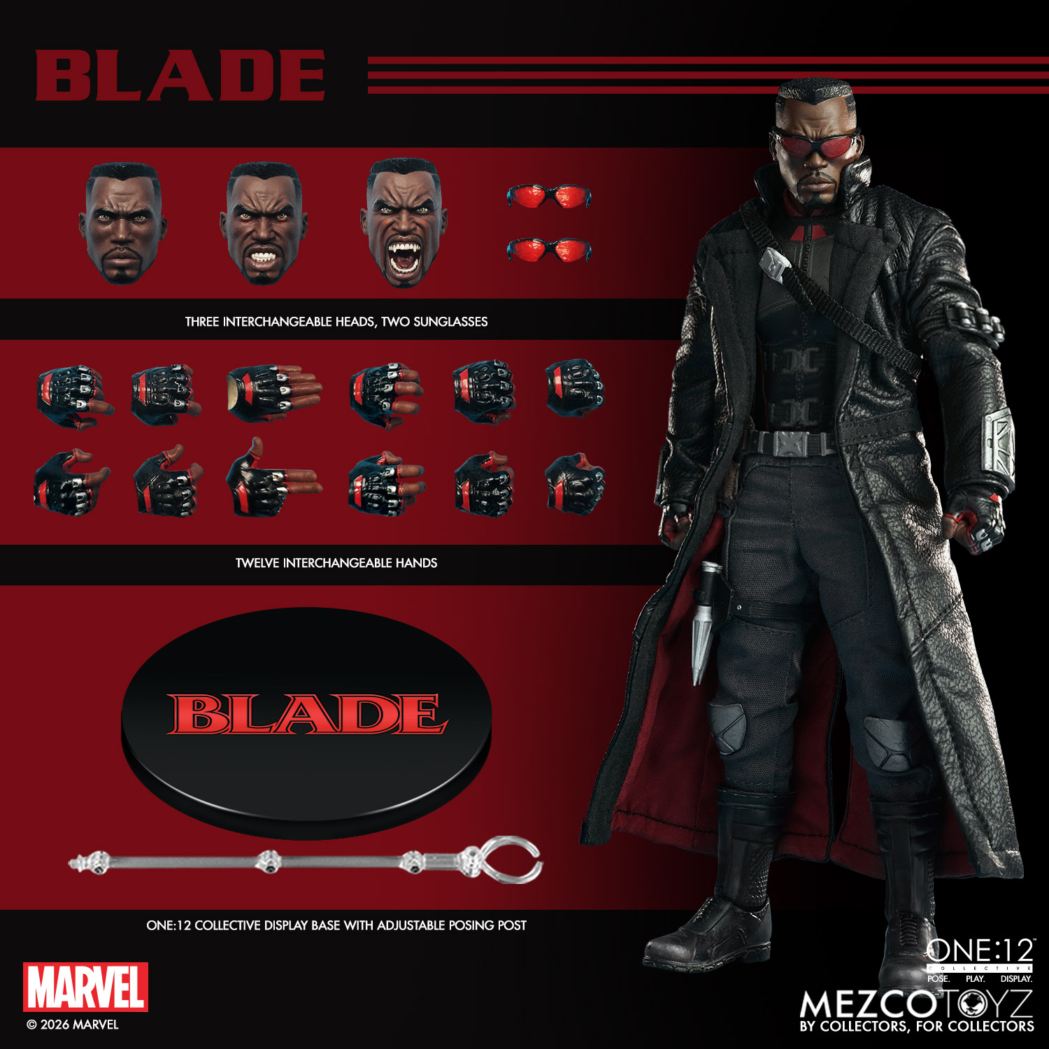 Blade “Midnight Suns” One:12 Collective Action Figure