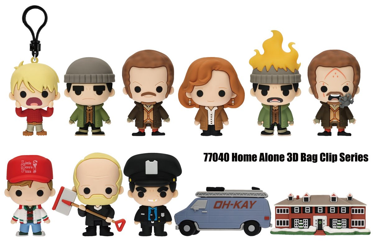 Chaveiros Esqueceram de Mim (Home Alone) 3D Foam Bag Clips