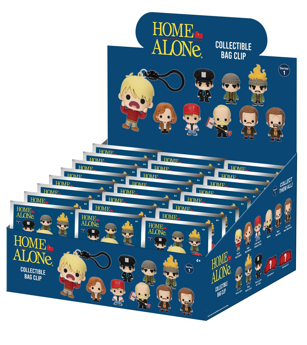 Chaveiros Esqueceram de Mim (Home Alone) 3D Foam Bag Clips