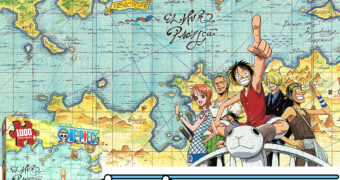 Quebra-Cabeça One Piece “Navegando no Going Merry” com 1.000 peças