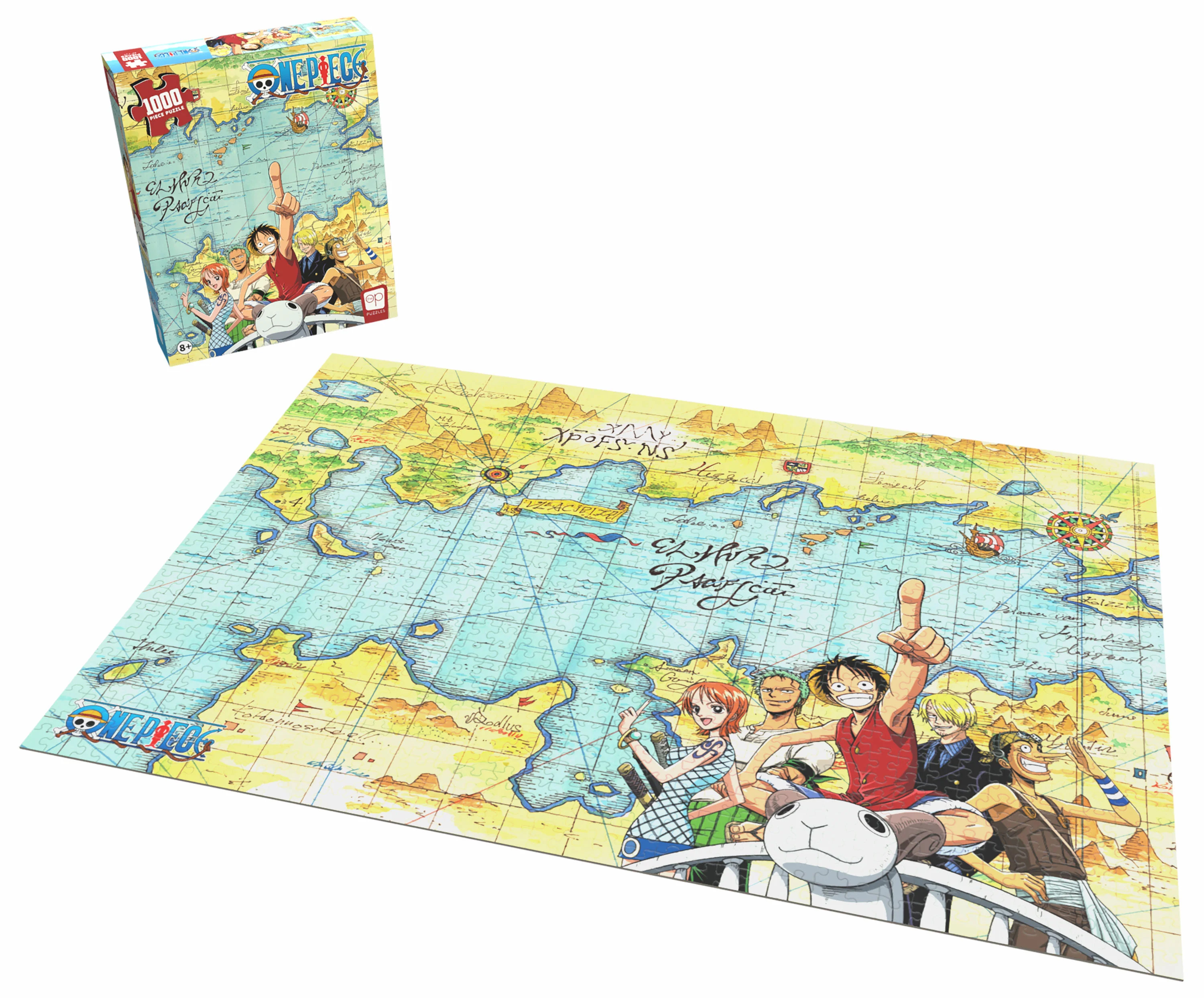 Quebra-Cabeça One Piece “Navegando no Going Merry” com 1.000 peças