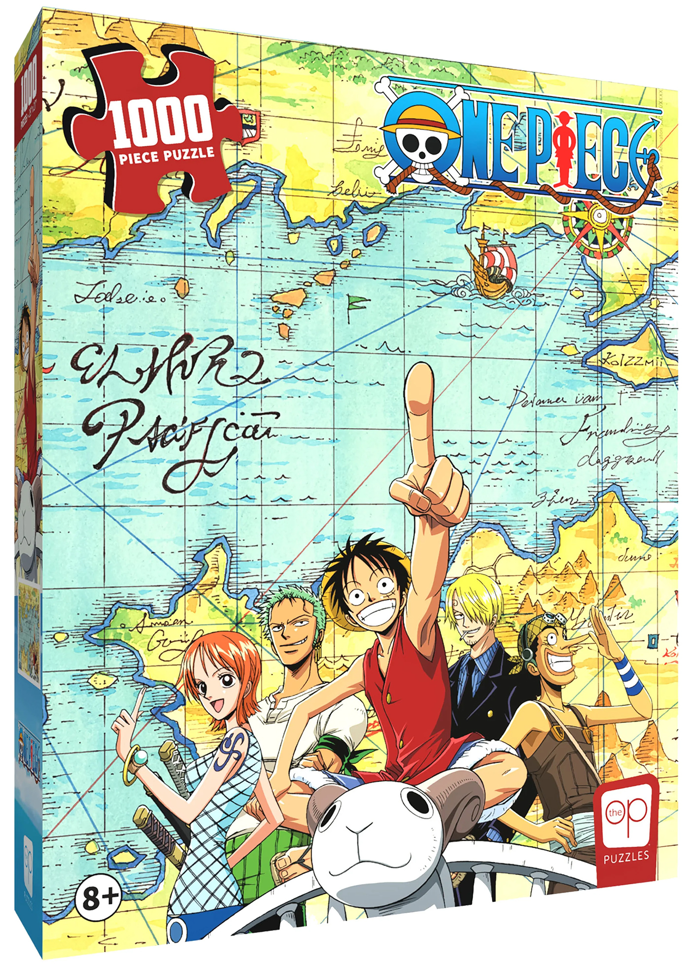 Quebra-Cabeça One Piece “Navegando no Going Merry” com 1.000 peças