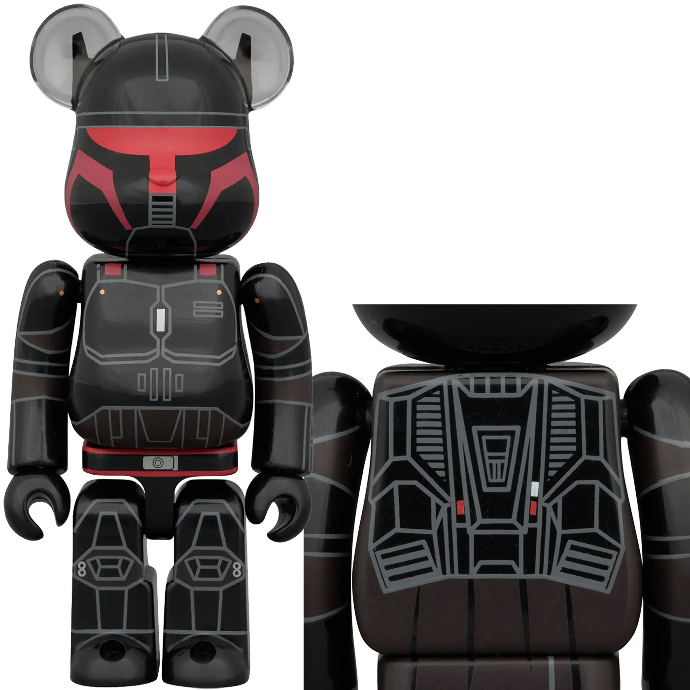Bonecos Be@rbricks da Série Star Wars: O Mandaloriano