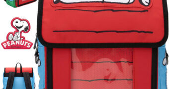 Mini-Mochila Casinha de Cachorro do Snoopy em estilo “Ita Bag” para exibir seus “Pins” (Peanuts)