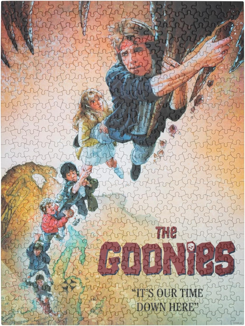 Quebra-Cabeça Os Goonies: Pôster de Drew Struzan com 500 peças