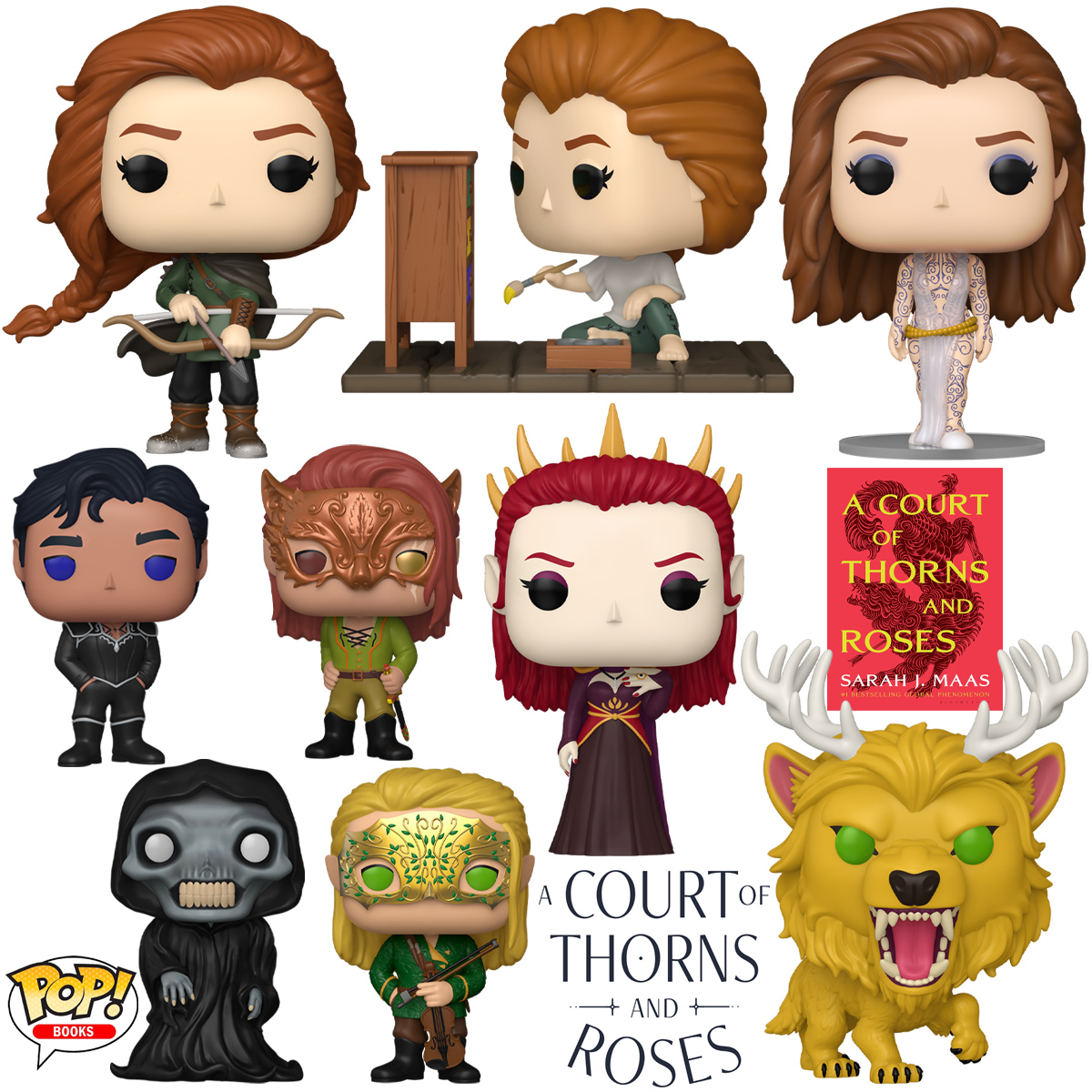 Figuras Pop! Livros: Corte de Espinhos e Rosas (A Court of Thorns and Roses) de Sarah J. Maas