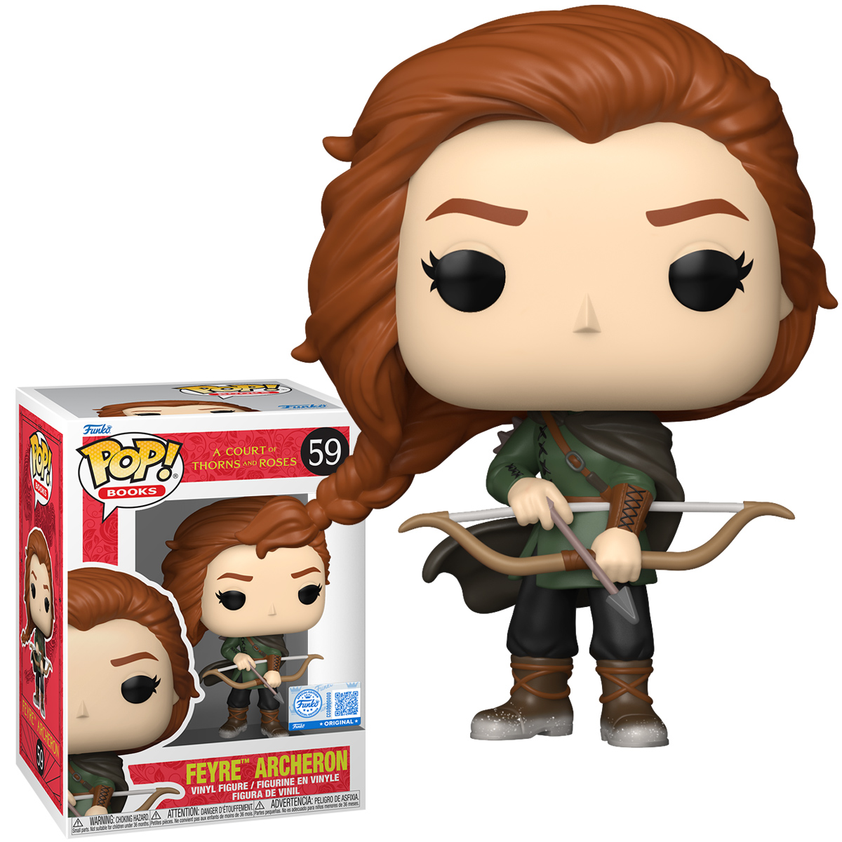 Figuras Pop! Livros: Corte de Espinhos e Rosas (A Court of Thorns and Roses) de Sarah J. Maas