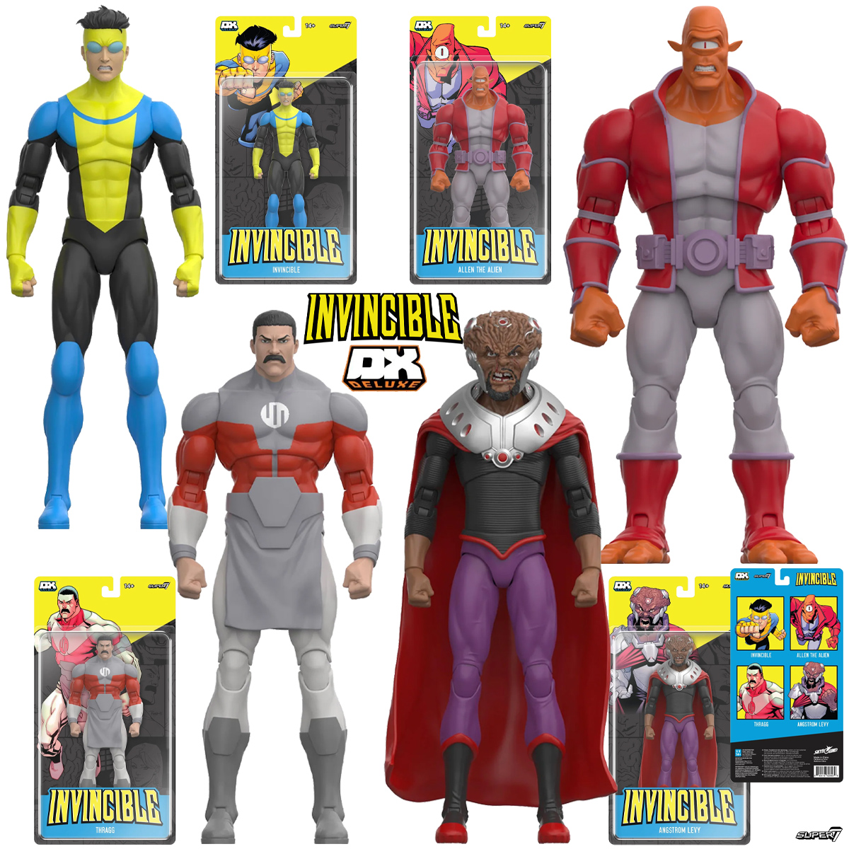 Action Figures Super7 Deluxe Invencível (Invincible)