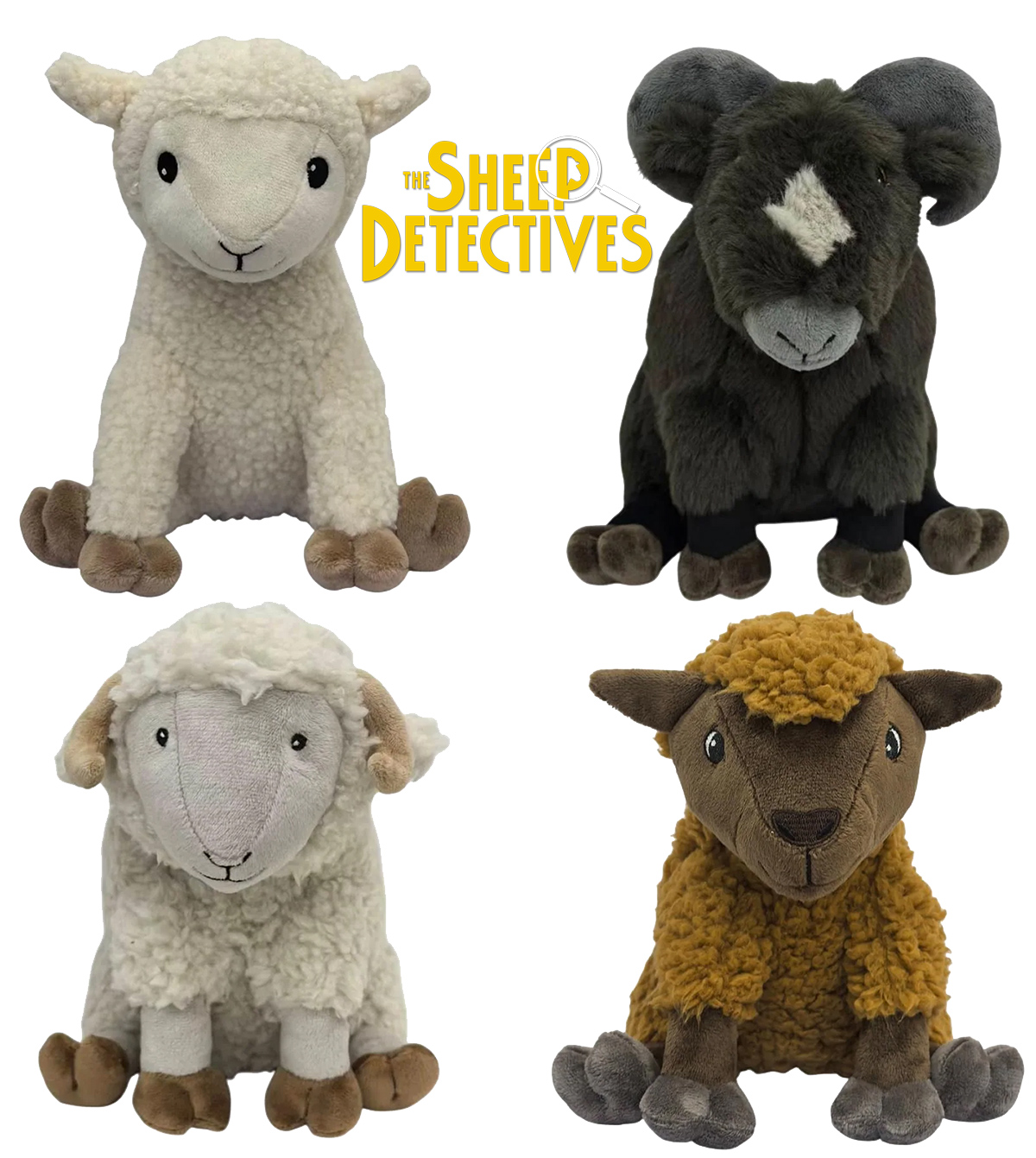 Rebanho de Pelúcia do Filme As Ovelhas Detetives (The Sheep Detectives)