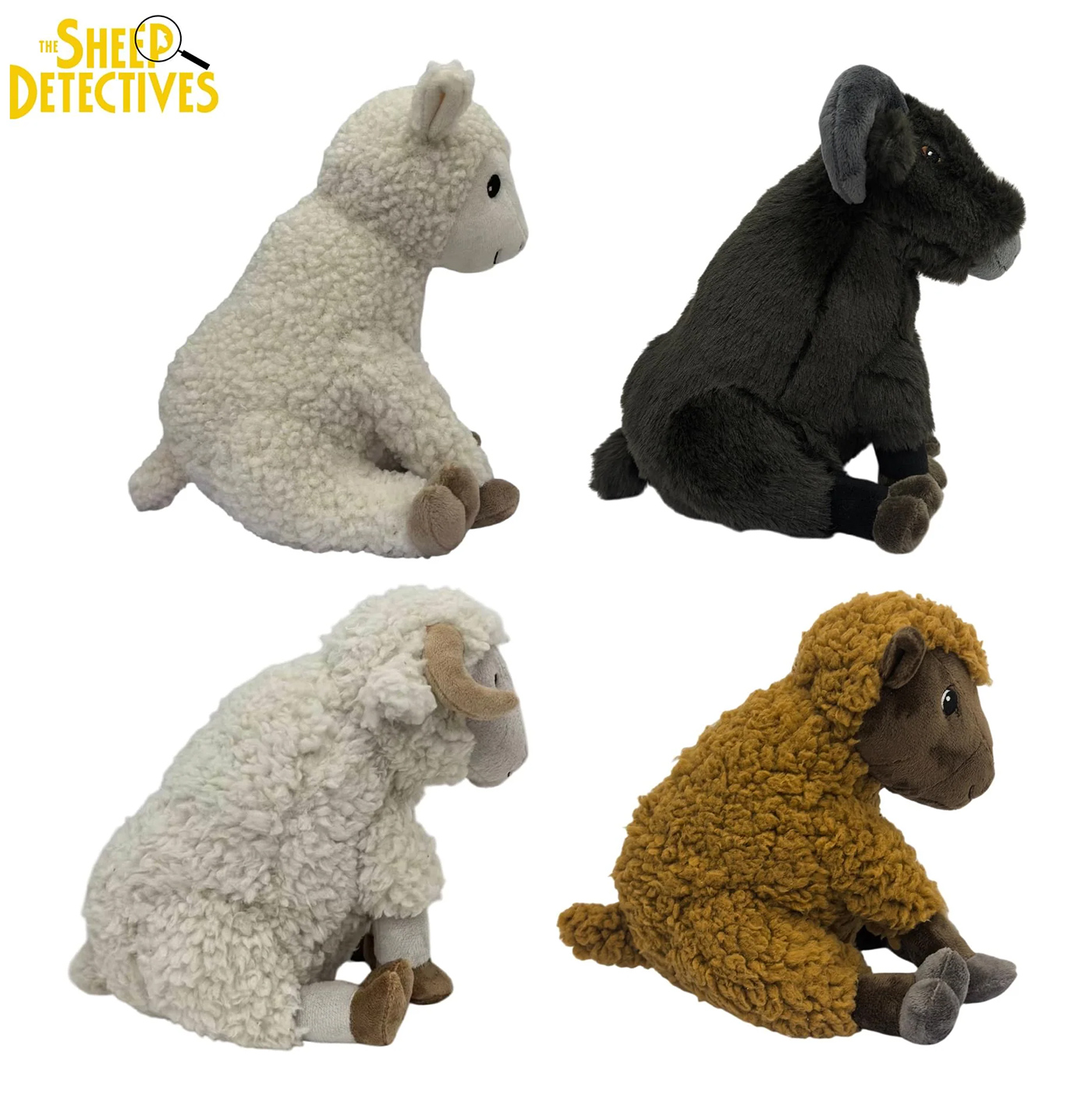 Rebanho de Pelúcia do Filme As Ovelhas Detetives (The Sheep Detectives)