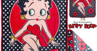 Cobertor de Lance Betty Boop em Pose Pin-Up
